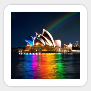 Sydney Pride Rainbow Opera House Sticker